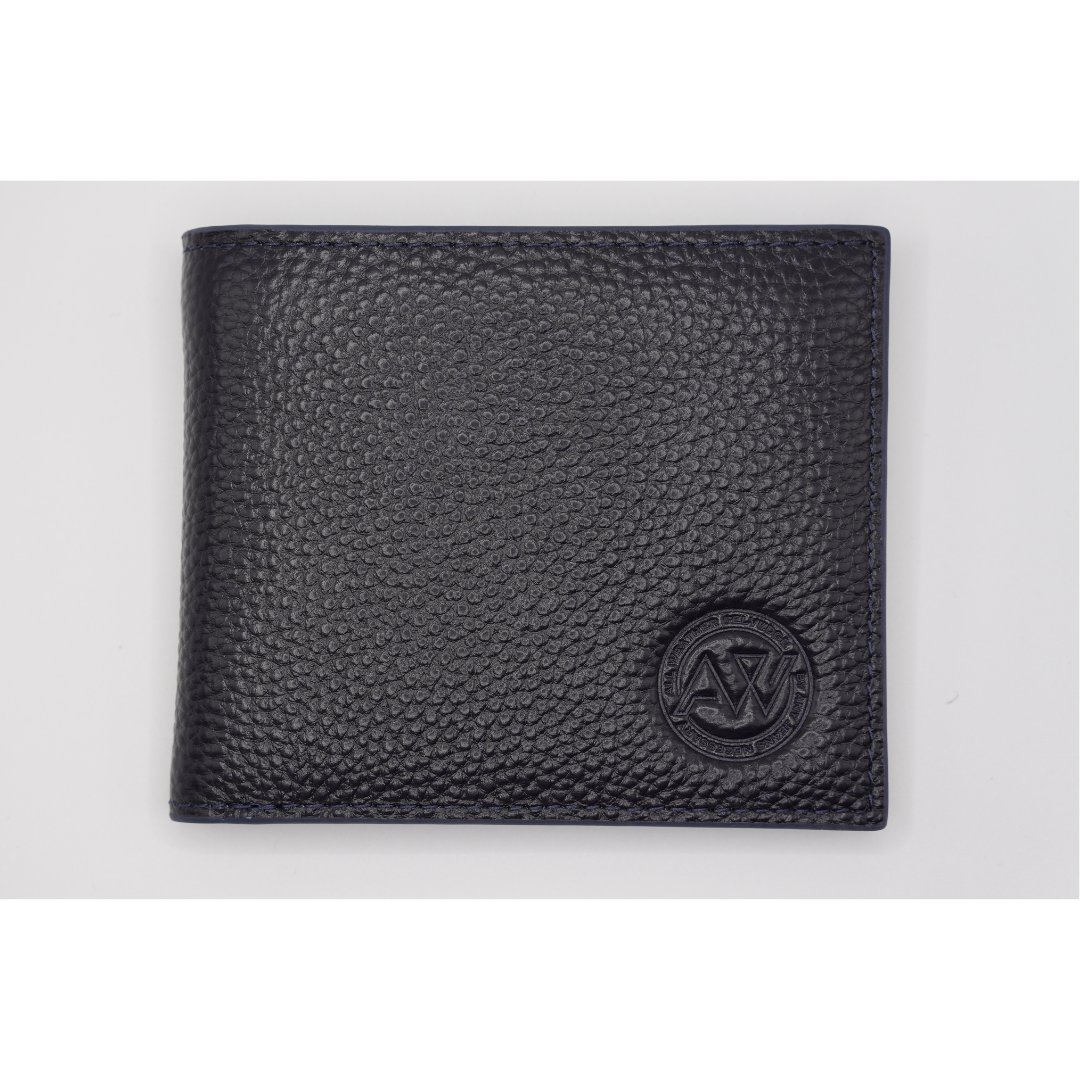 AW Midnight & Teal Bi-fold Wallet