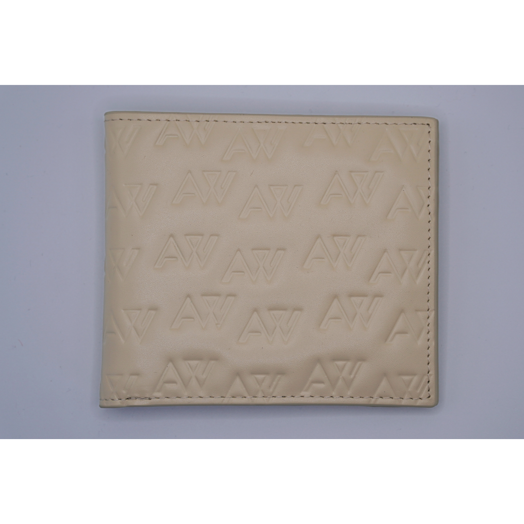 AW Imprint Bi-fold Wallet in Sand
