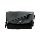 AW Men's Messenger Bag In Waterproof Black Oxford Canvas
