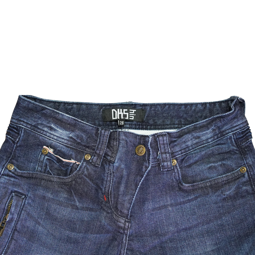 'Italian' Skinny Moto Selvedge Jean