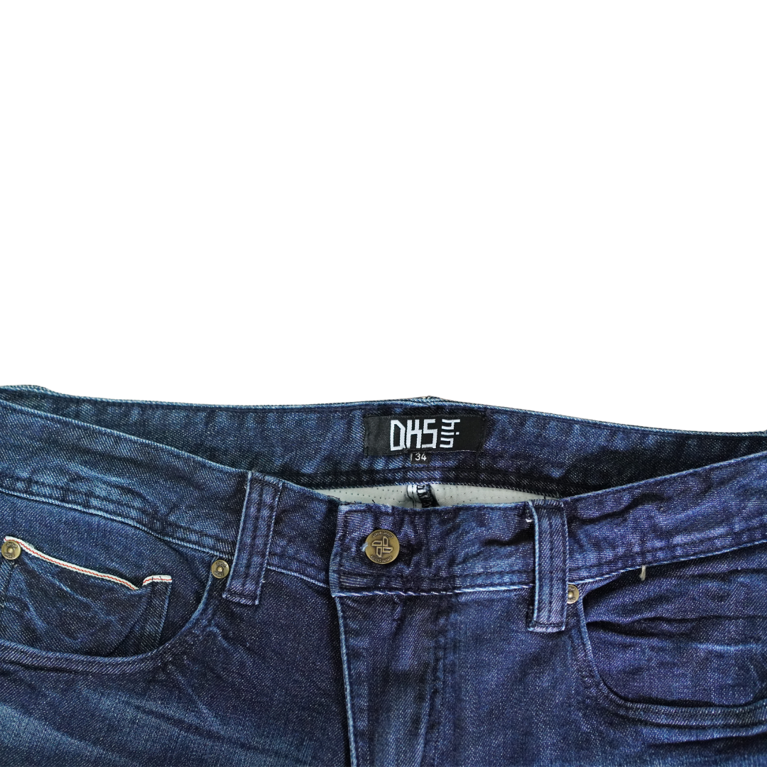 'New York' Lean Moto Selvedge Jean