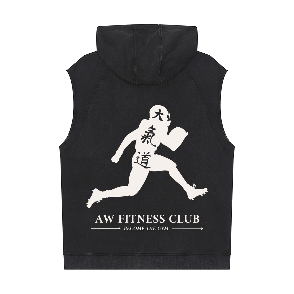 AW Letter 26 Sleeveless Hoodie