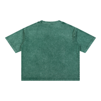 Runningman boxy tee in Forest, back, no print