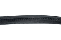 Automatic Roller Buckle Full-Grain Leather Belt