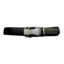 Automatic Roller Buckle Full-Grain Leather Belt