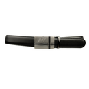 Automatic Roller Buckle Full-Grain Leather Belt