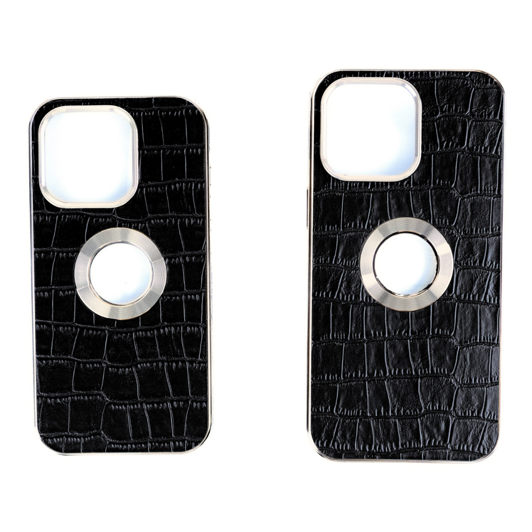 AW MagSafe Croc Leather Case for Iphone 15 Pro/Max