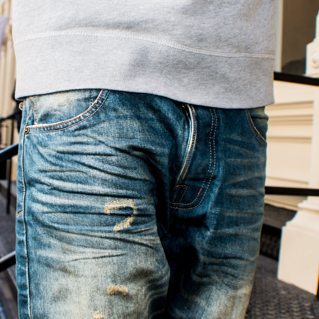 'Brad Antique' Athletic Selvedge Jeans