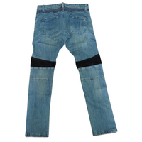 D.K.SHIN 'Beverly Hills' Stretch Selvedge Moto Jeans Flatlay 2-All Weather Selvedge