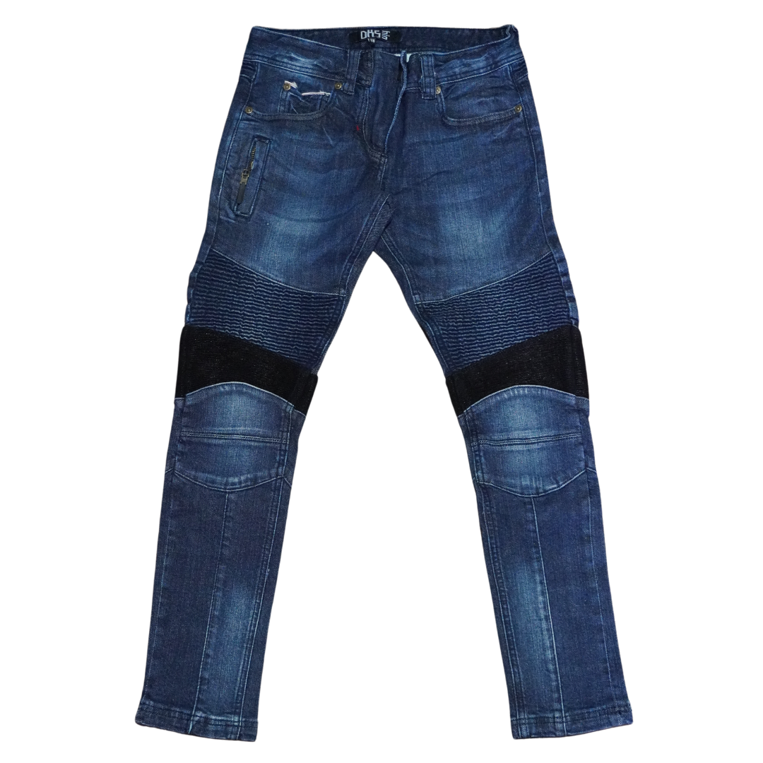 'Italian' Skinny Moto Selvedge Jean