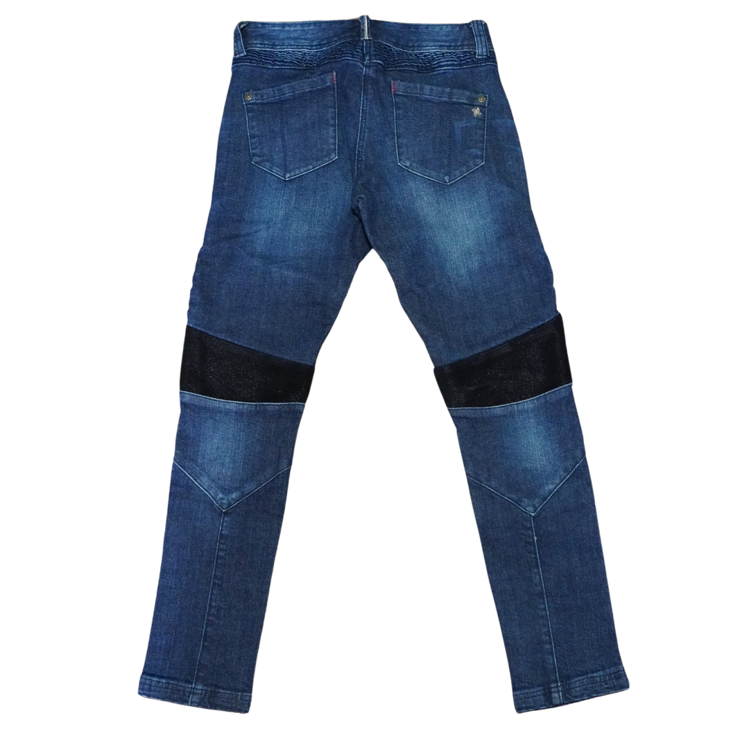 'Italian' Skinny Moto Selvedge Jean