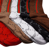 AW Unisex Sideline Stripe Micro Crew Sock