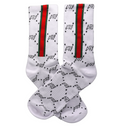 AW Unisex Sideline Stripe Micro Crew Sock