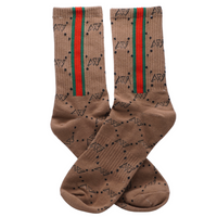 AW Unisex Sideline Stripe Micro Crew Sock