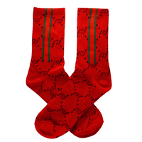 AW Unisex Sideline Stripe Micro Crew Sock