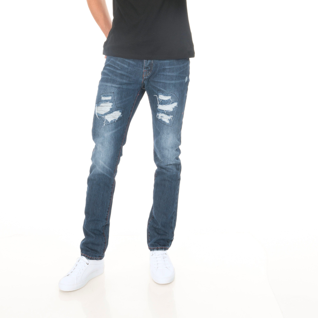 'Tom Antique' Athletic Selvedge Jeans