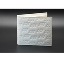 AW Imprint Bi-Fold Wallet in Cream