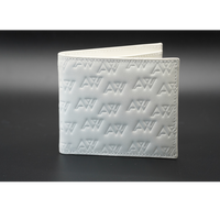 AW Imprint Bi-Fold Wallet in Cream