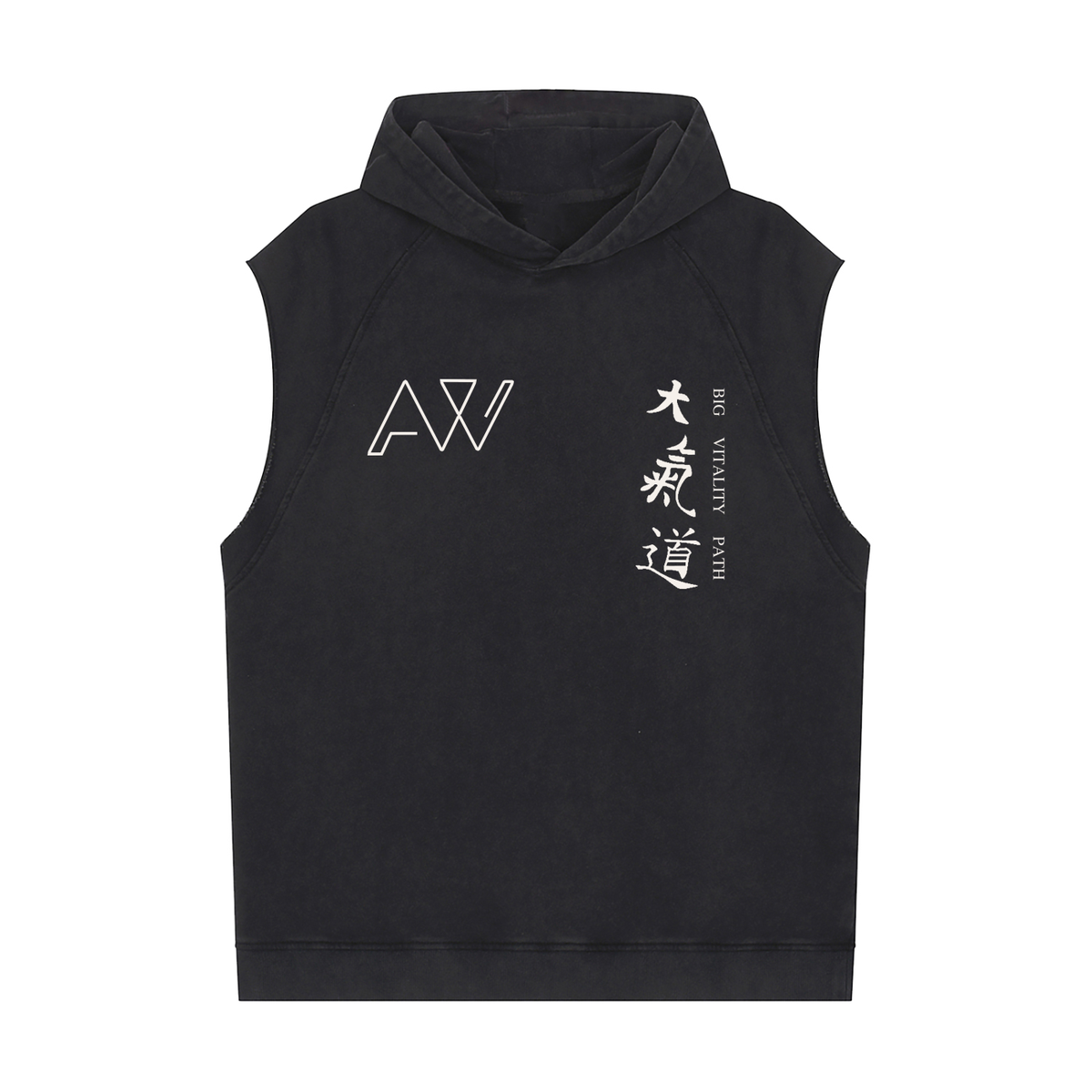AW Letter 26 Sleeveless Hoodie