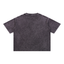 Runningman boxy tee in Dark Gray, back, no print