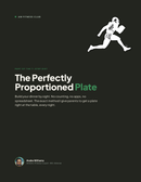 The Perfectly Proportioned Plate guide cover, part of the 7-Step Diet, by Andre Williams