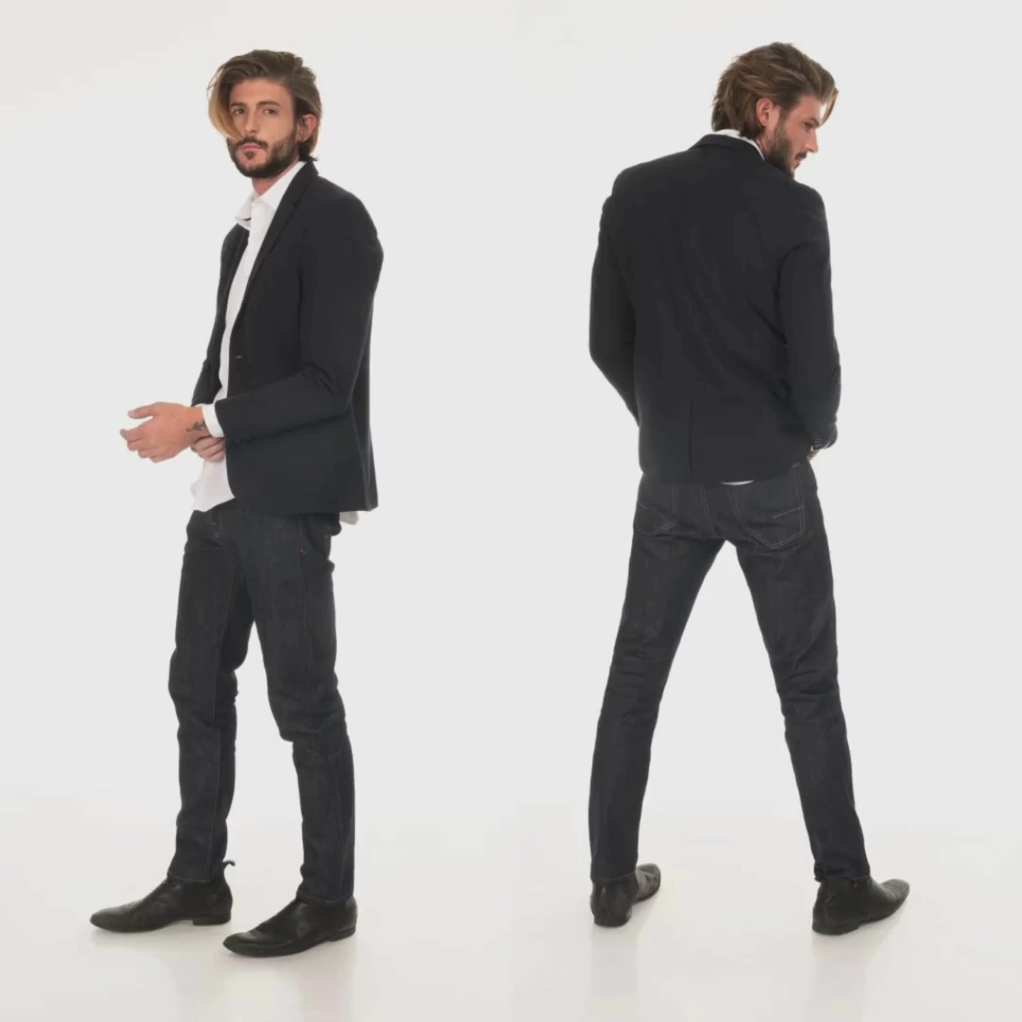 'Tom Raw' Athletic Selvedge Jeans